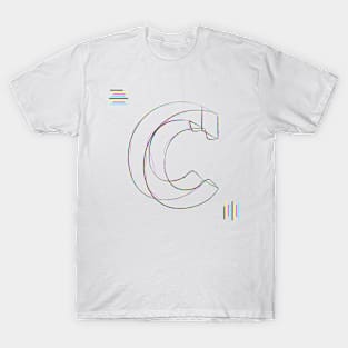 C - cmyk strokes T-Shirt